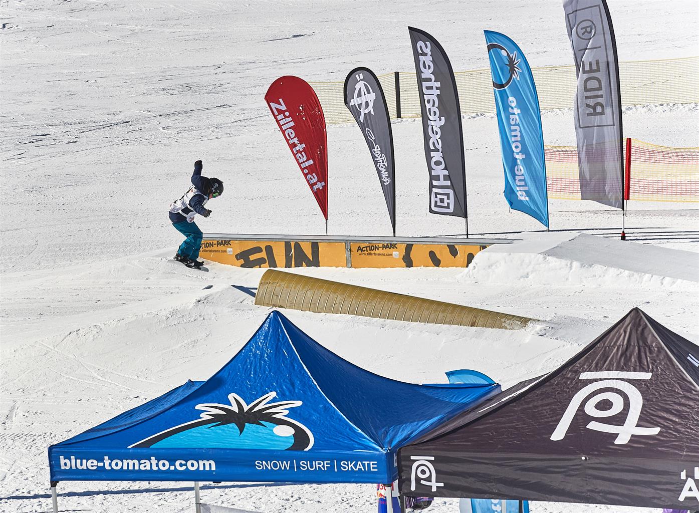 Boardriding Events Zillertal Valley Ralley hosted by Blue Tomato and Ride Snowboards - stop #2