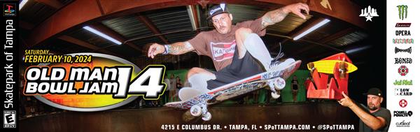 14th annual Old Man Bowl Jam - Tampa 2024