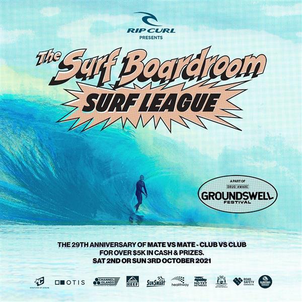29th Annual Surf Boardroom Surf League - Scarborough Beach, WA 2021