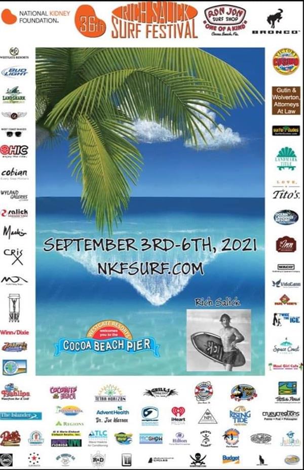 36th Annual NKF Rich Salick Pro/Am Surf Festival - Cocoa Beach 2021