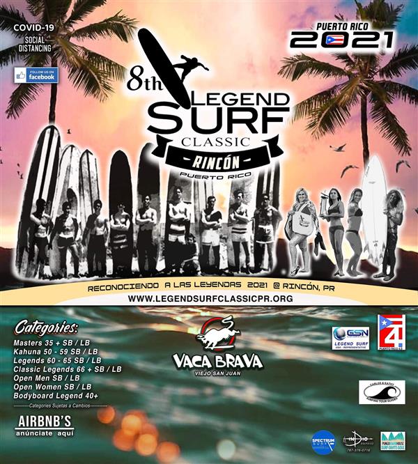 8th Legend Surf Classic - Puerto Rico 2021