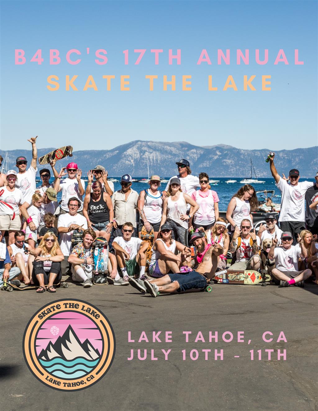 Boardriding Events B4BC'S Skate The Lake Lake Tahoe, CA 2021