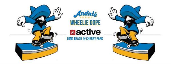 Active x Andale Bearings Wheelie Dope Shop Series - Cherry Park, Long Beach 2017