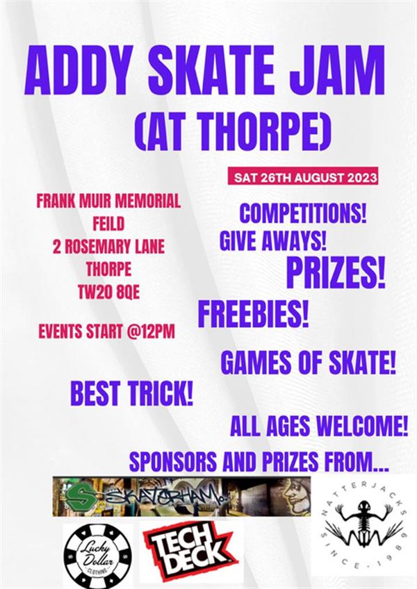 Addy Skate Jam - Thorpe 2023