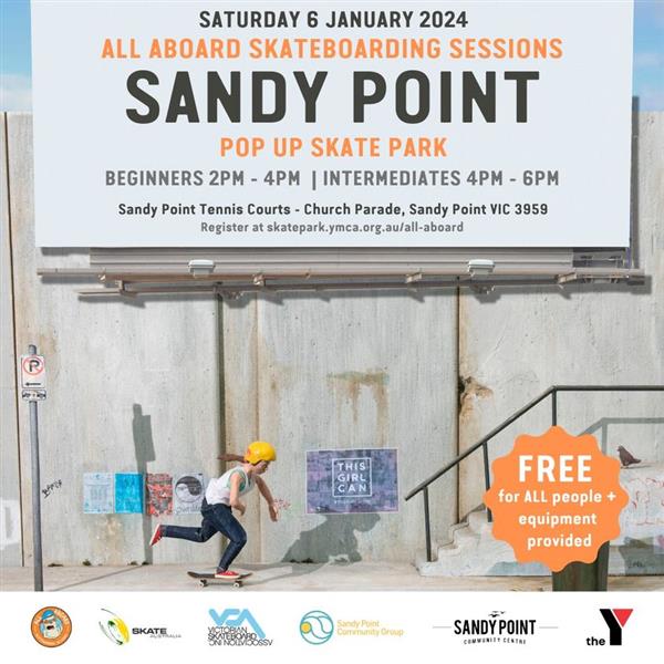 All Aboard Skateboarding Sessions - Sandy Point, VIC 2024