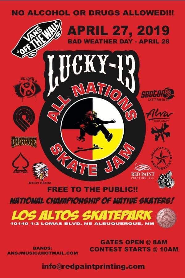 All Nations Skate Jam 2019 - Lucky 13