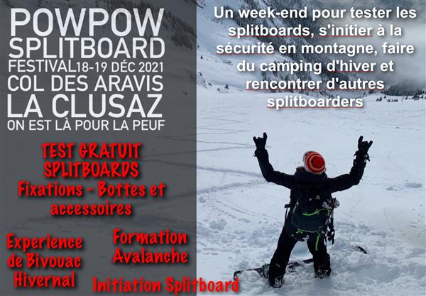 Amplid Test to Believe Tour - PowPow Splitfest, La Clusaz, Col des Aravis 2021