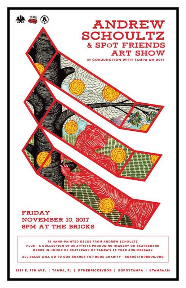 Andrew Schoultz & SPoT Friends Art Show 2017