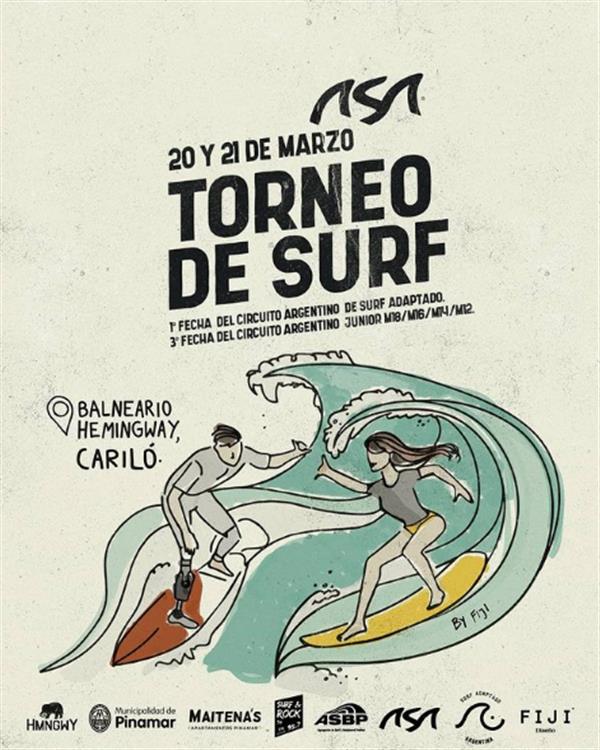 Argentine Junior Surf Tour - Torneo De Surf, Carilo 2021