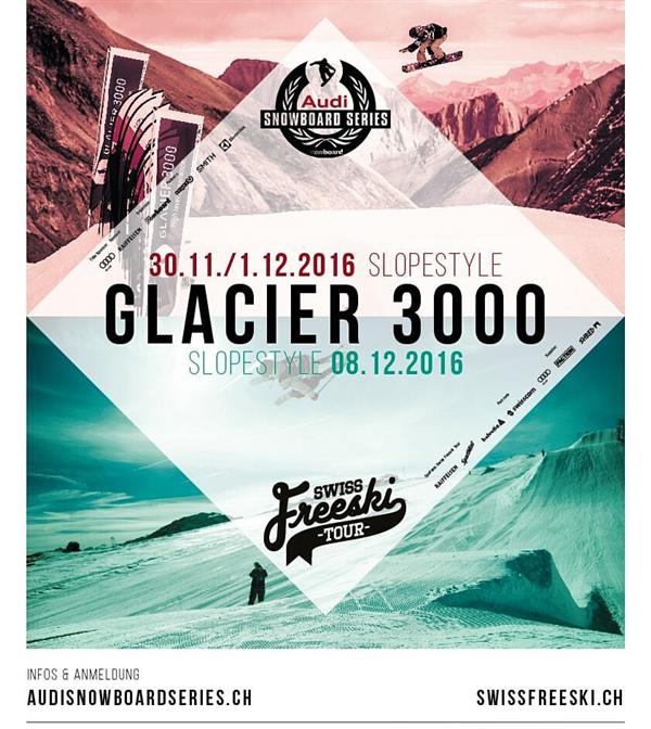 Audi Snowboard Series - Slopestyle Glacier 3000 2016