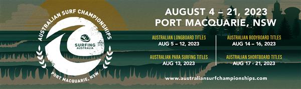 Australian Surf Championships - Port Macquarie, NSW 2023