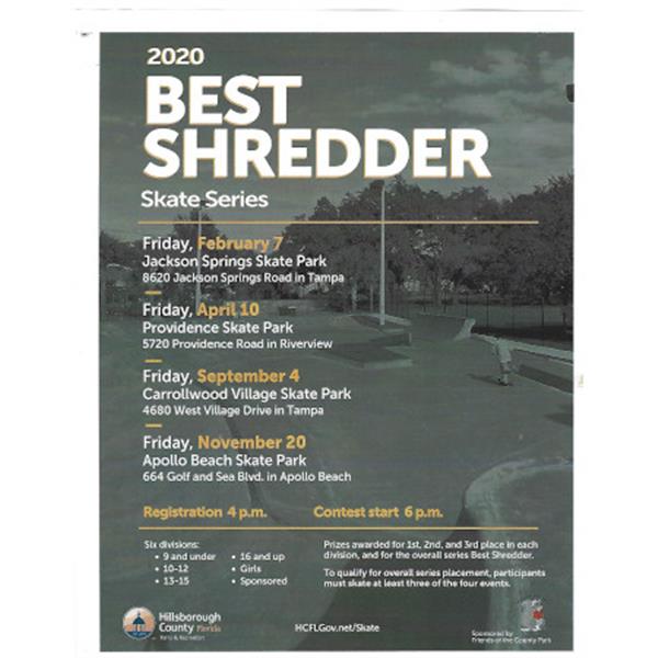 Best Shredder Series - Riverview, FL 2020 - POSTPONED