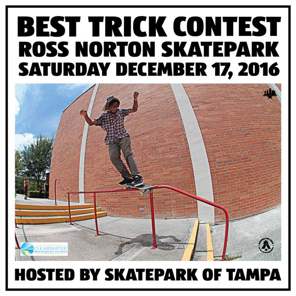 Best Trick Contest at Ross Norton Skatepark 2016