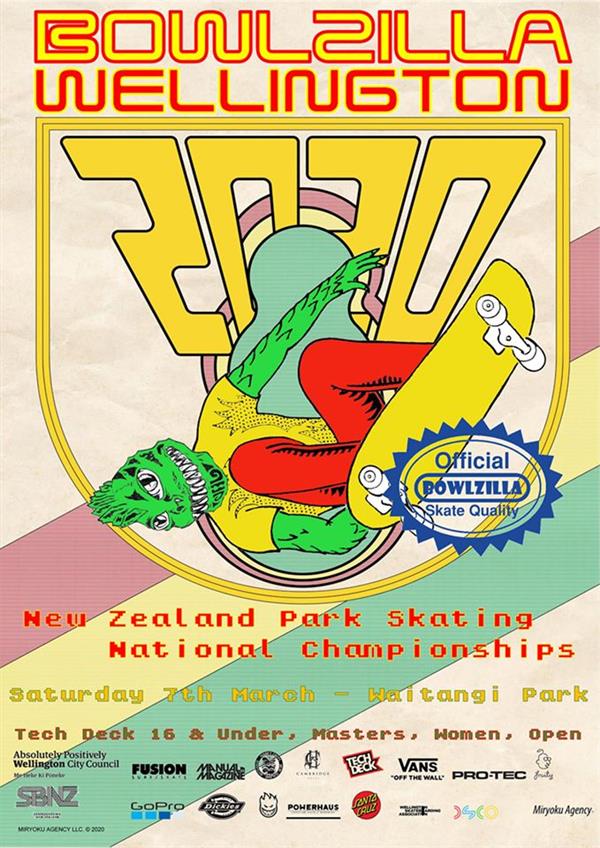 BOWLZILLA™ - New Zealand National Park / Bowl Skating Championships - Wellington 2020