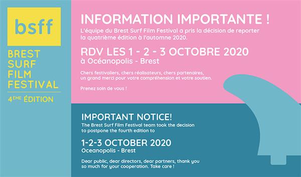 Brest Surf Film Festival - Brittany 2020