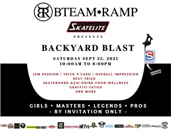BTeam Ramp Backyard Blast - Vista, CA 2021