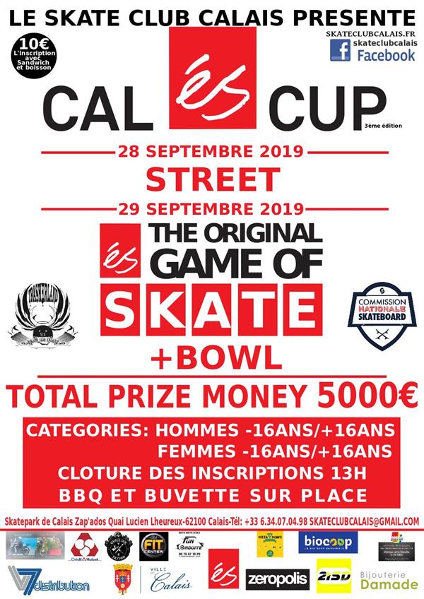 CALES CUP - Skatepark de calais Zap'ados 2019