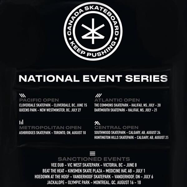 Canada Skateboard National Event Series - Central Open at Huntington Hills Skatepark 2019