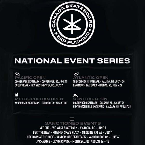 Canada Skateboard National Event Series - Central Open at Southwood Skatepark 2019