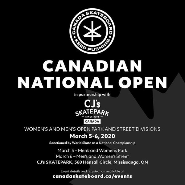 Canada Skateboard National Open - Mississauga, ON 2020