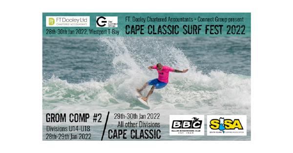 Cape Classic Surf Fest – Tauranga Bay, Westport 2022