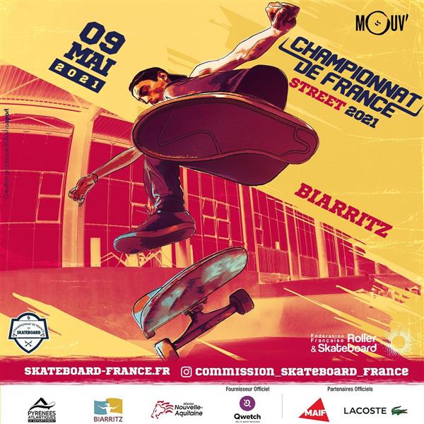 Championnat de France de Skateboard - Street - Biarritz 2021