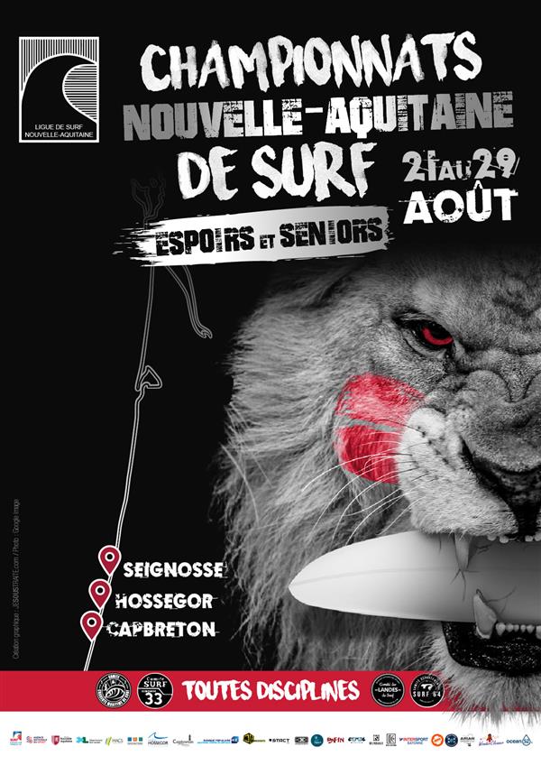 Championnats Nouvelle-Aquitaine de surf 2021