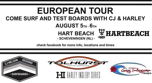 CJ Nelson & Harley Ingleby European Tour - Hart Beach, Netherlands 2017