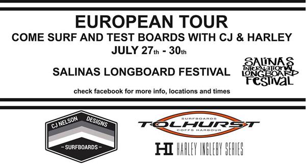 CJ Nelson & Harley Ingleby European Tour - Salinas Longboard Festival, Spain 2017