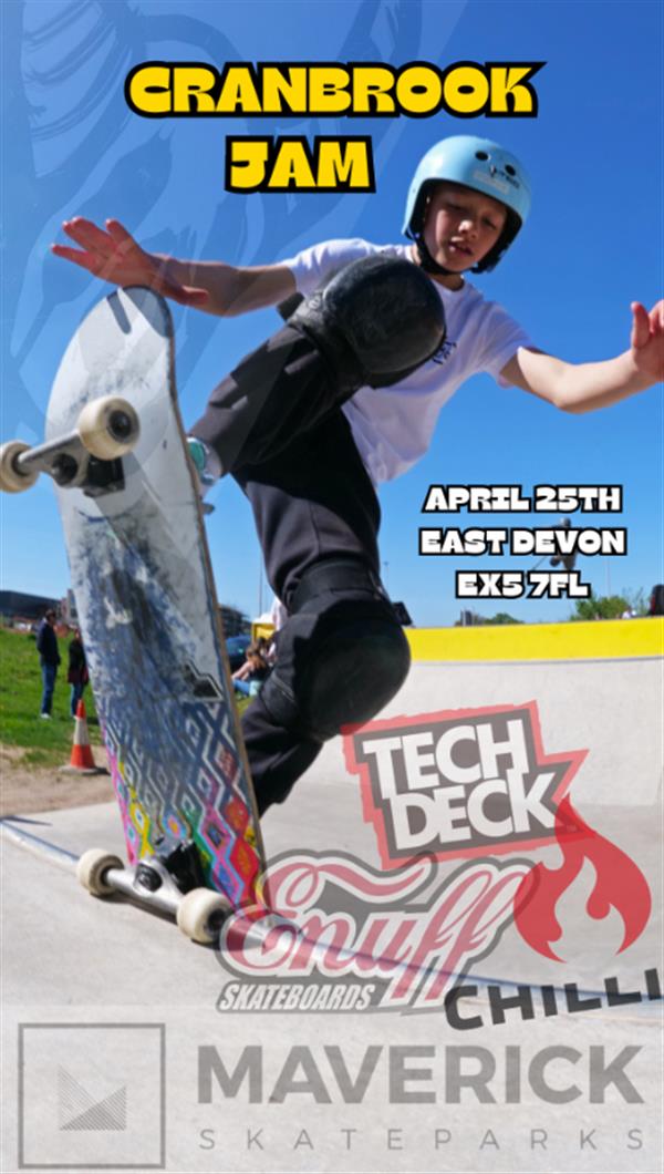 Cranbrook Skatepark Jam - Exeter 2026