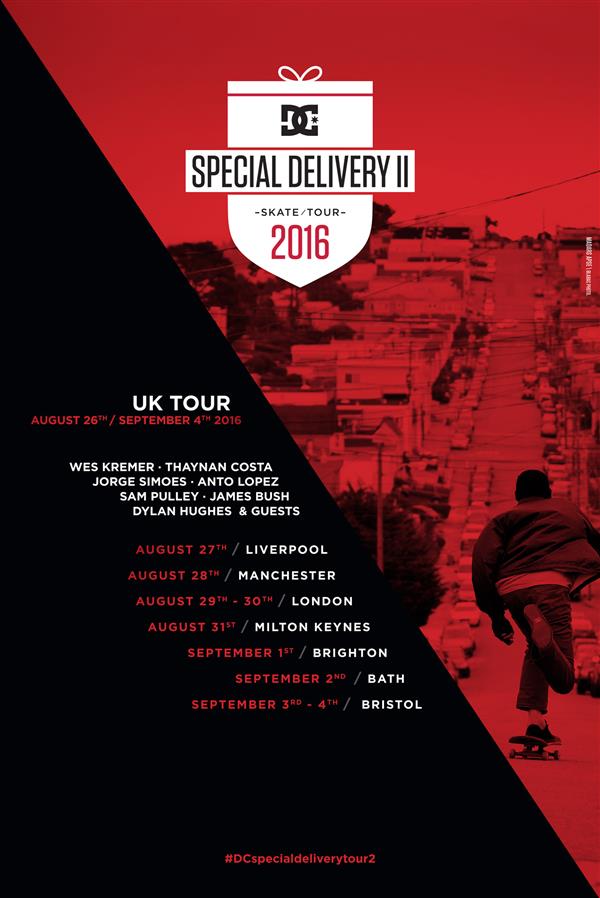 DC Special Delivery Skate Tour II - Brighton 2016