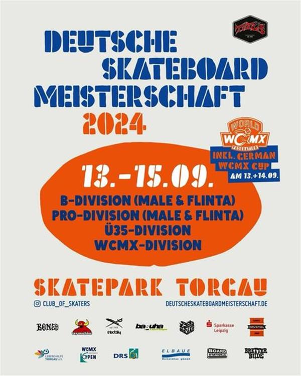 Deutsche Skateboard Meisterschaft - Torgau 2024