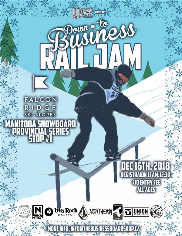 Down to Business Rail Jam - Falcon Ridge 2018