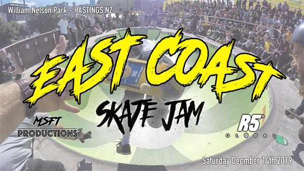 East Coast Skate Jam - William Nelson Park - Hastings 2019