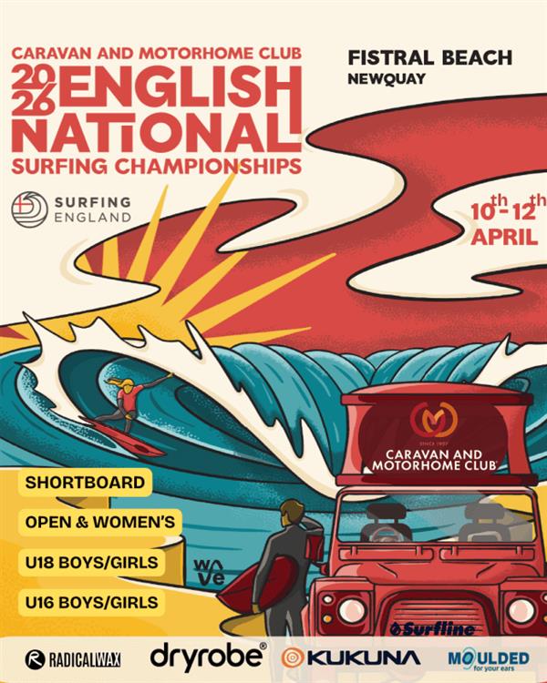 English National Surfing Championships - Fistral Beach, Cornwall 2026