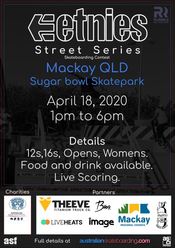 Etnies Street Series - Mackay 2020 - POSTPONED/TBC