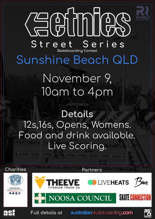 Etnies Street Series - Sunshine Beach QLD 2019