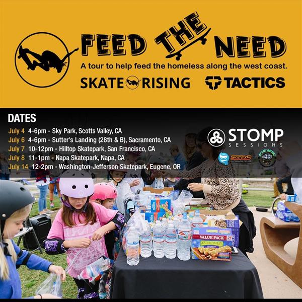 Feed The Need 2018 - Napa Skatepark