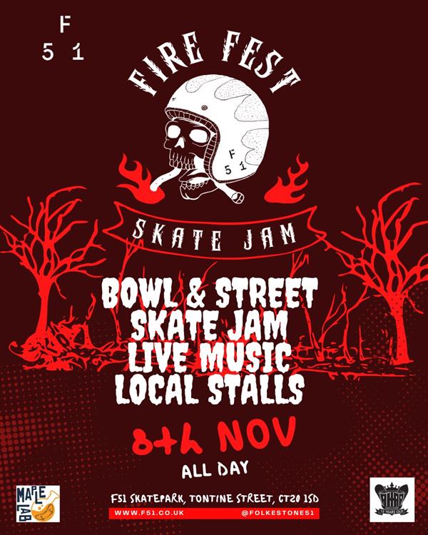 Fire Fest Skate Jam - Folkestone 2025