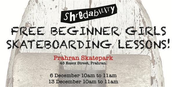 Free Girls Beginner Skate Workshops - Prahran, VIC 2020