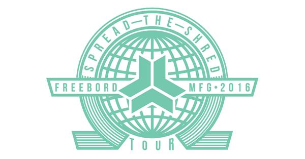 Freebord Spread The Shred - Bristol, Birmingham & Wales, UK 2016