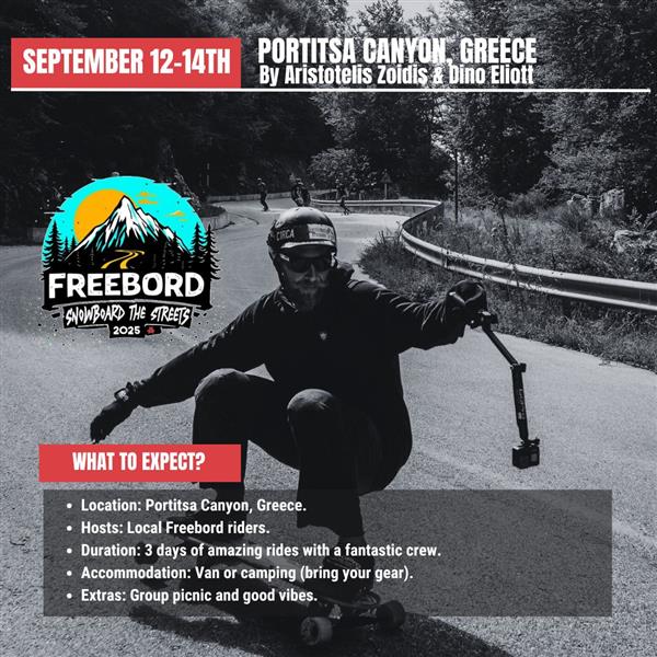 Freebord STS Tour - Greek Road Trip #2 2025