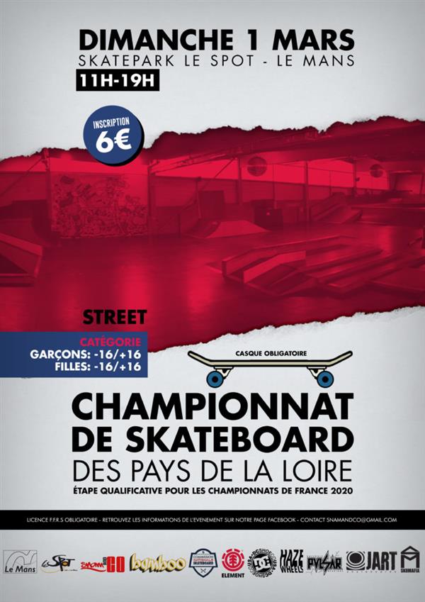 French Skateboard Regional Championship - Le Mans 2020