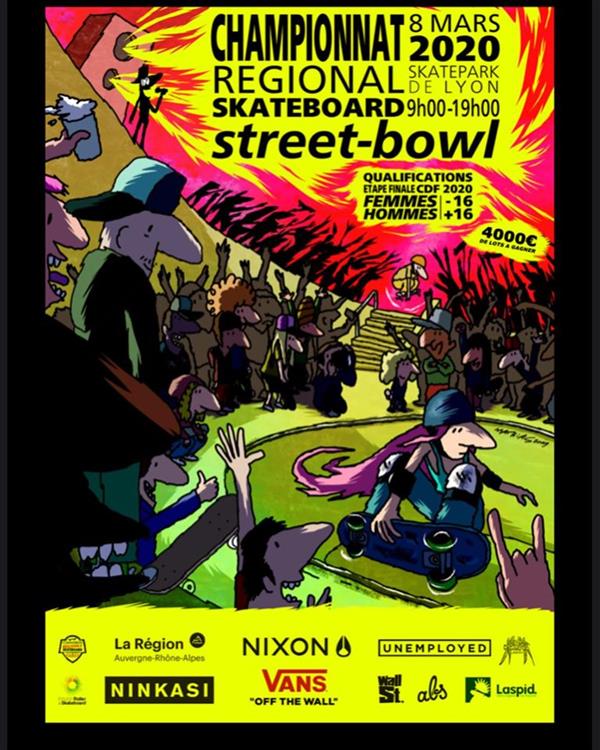 French Skateboard Regional Championship - Lyon 2020