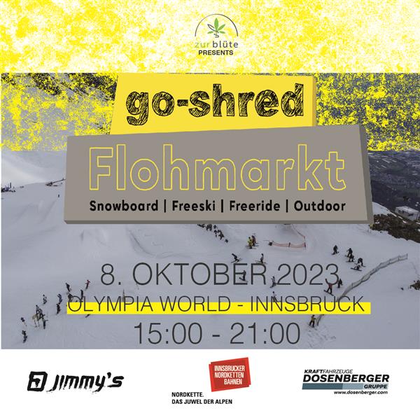 Go-shred Flohmarkt / Flea Market 2023