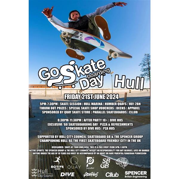 Go Skateboarding Day - Hull 2024