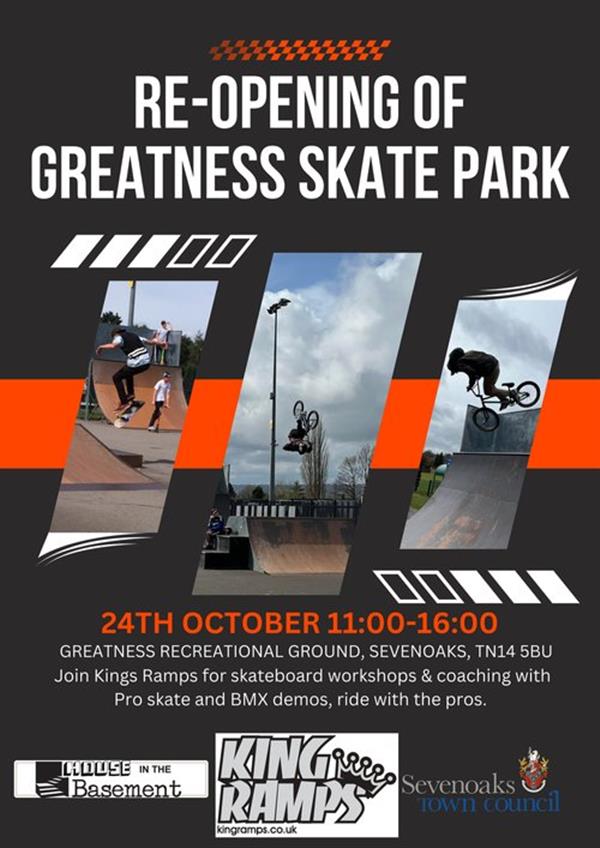 Greatness Skatepark Jam - Sevenoaks 2023