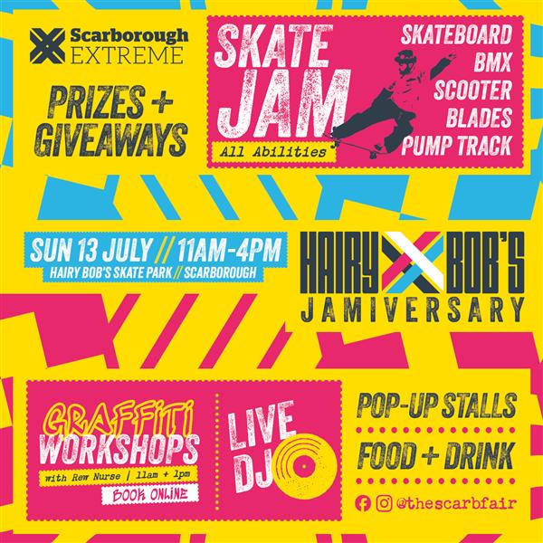 Hairy Bobs Jamiversary - Scarborough 2025