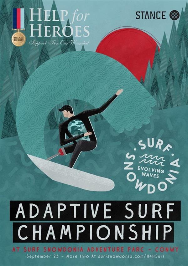 Help For Heroes Adaptive Surf Championships - Snowdonia 2017
