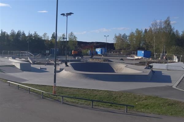 Hyttgårdsparken (Falun Skatepark) | Image credit: Google - Masken I Asken